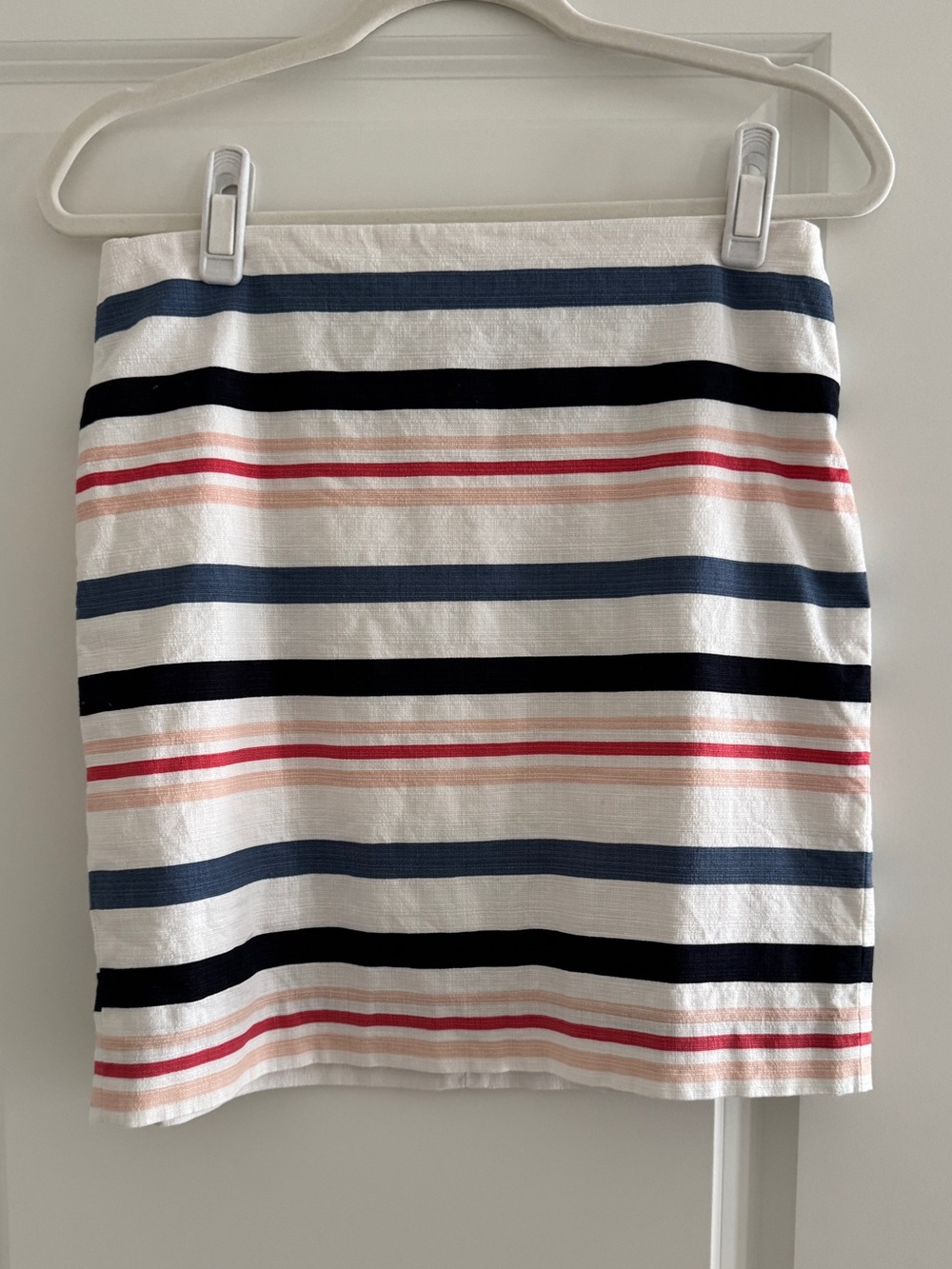 Ann Taylor Cotton Striped Skirt